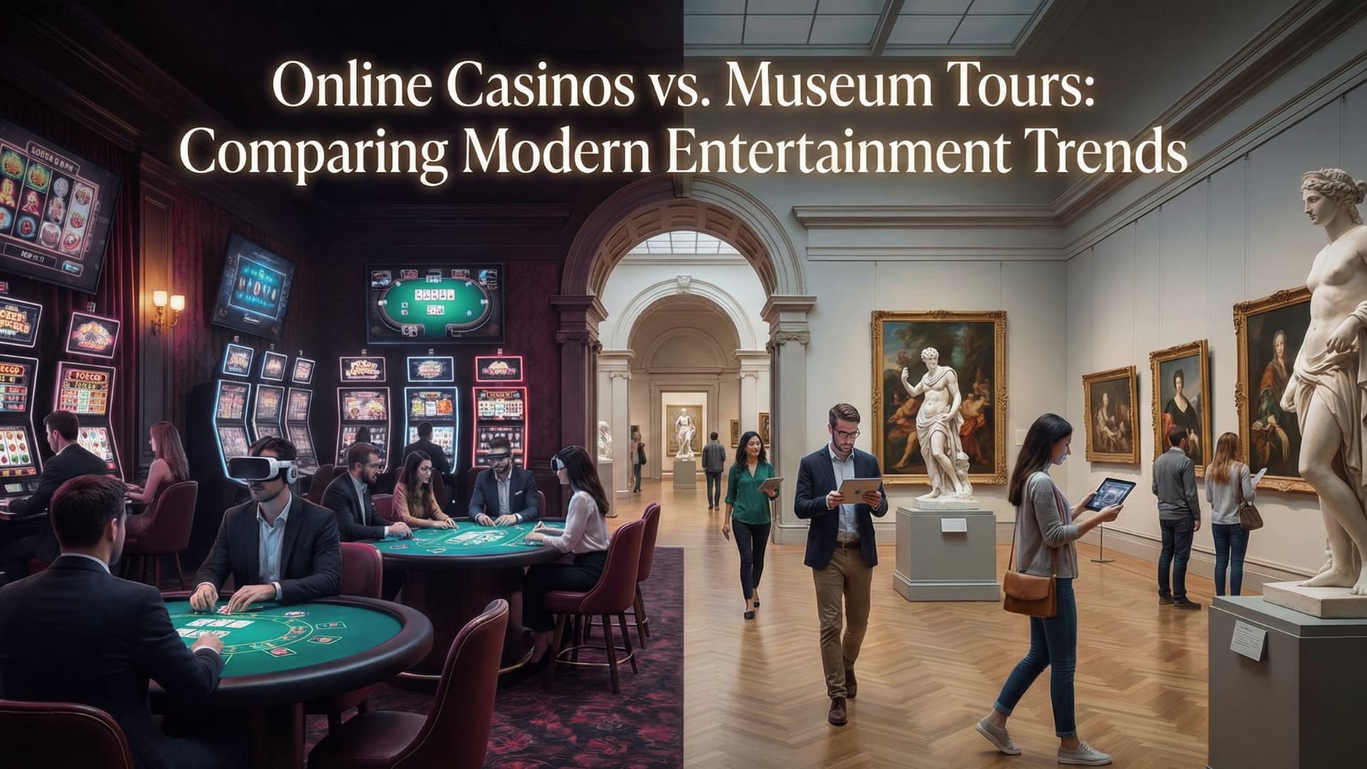 Online Casinos vs. Museum Tours: Comparing Modern Entertainment Trends